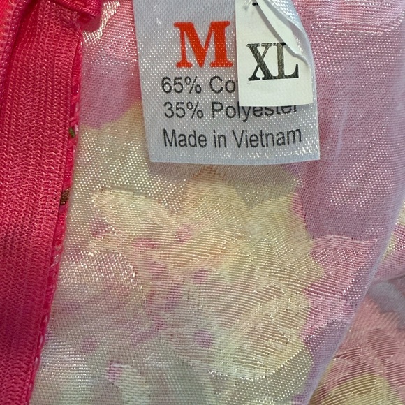 Floral Pink and Yellow Dress - Picture 7 of 7